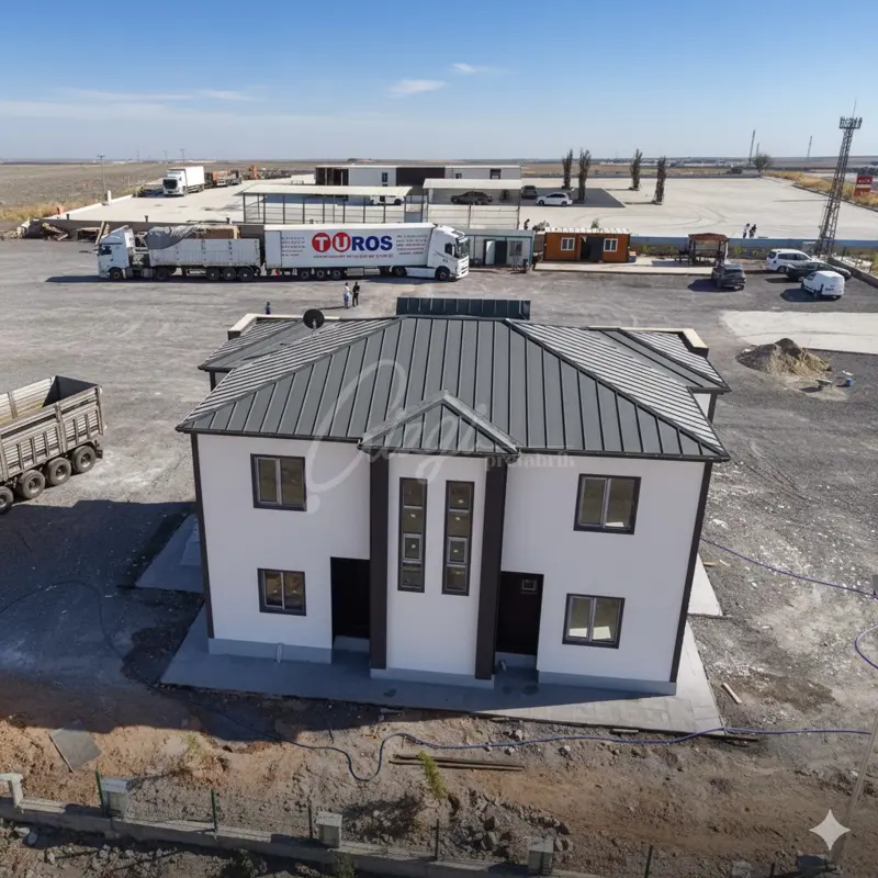 ÖZEL TASARIM 250 m² ÇELİK EV OFİS