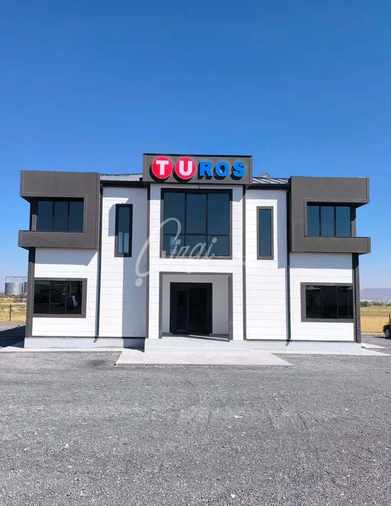 ÖZEL TASARIM 250 m² ÇELİK EV OFİS